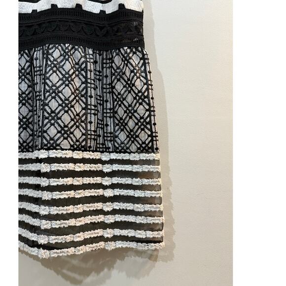 Johnathan Simkhai Embroidered Organza Mesh Midi Dress Size 2 - Picture 11 of 16